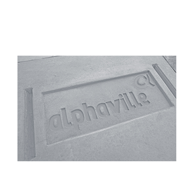 Tampa Alphaville – Detalhe