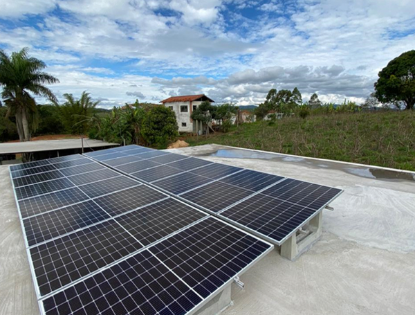 Pontos principais da estrutura de fixação dos Painéis fotovoltaicos