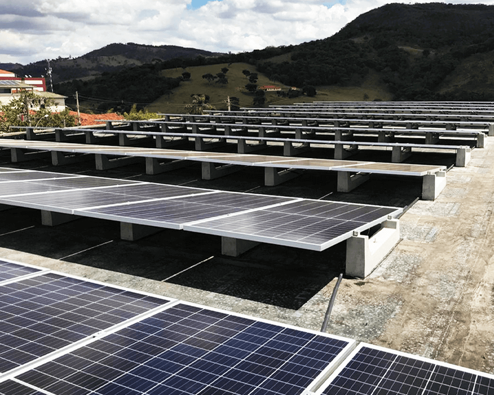 Bases inteligentes de concreto para sua usina Fotovoltaica