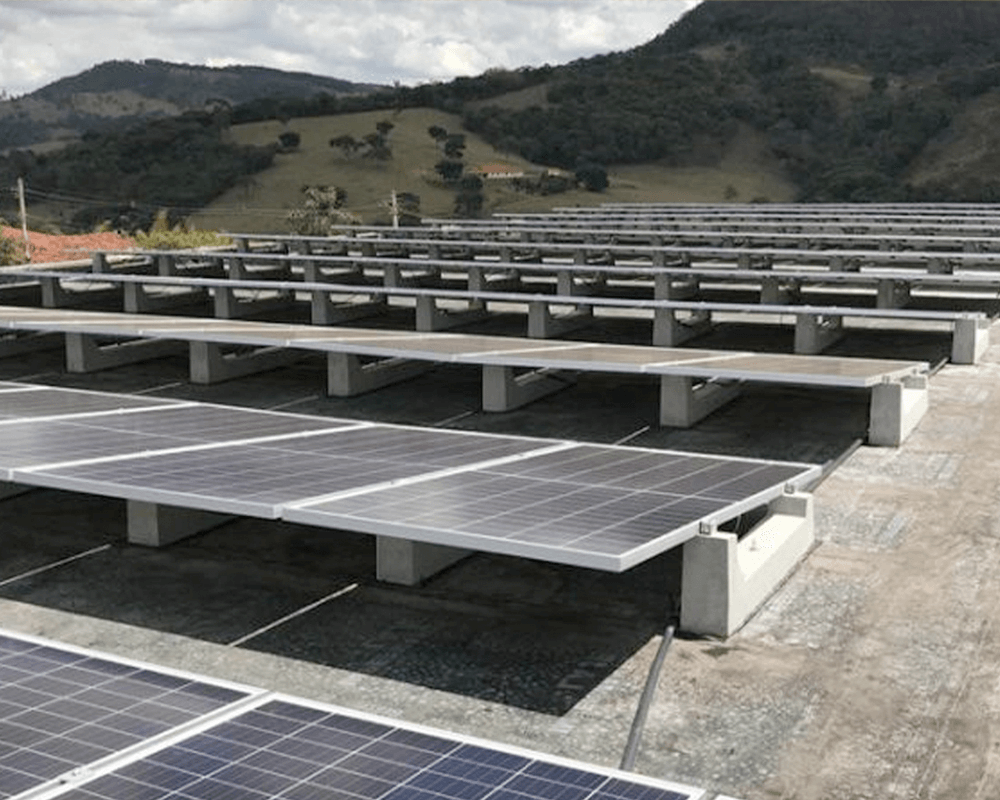 Vantagens da base fotovoltaica de concreto? Baixa Manutenção